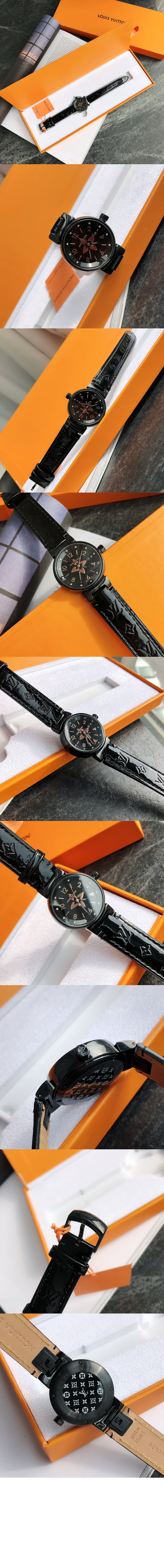 루이비통 땅부르 올 블랙 34 QBBB74