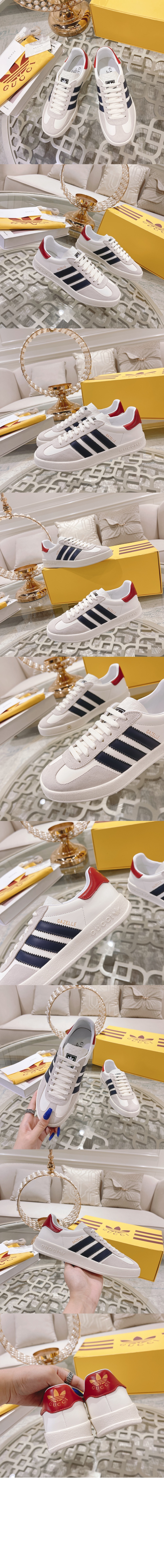 구찌 아디다스 x 구찌 가젤 스니커즈 707861