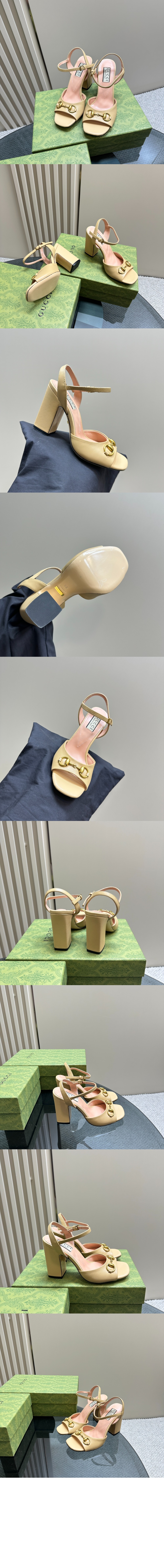 구찌 홀스빗 미드힐 샌들 771603