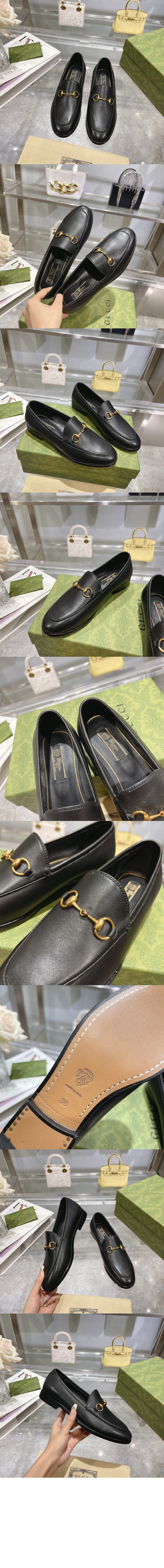 구찌 레더 로퍼 759917