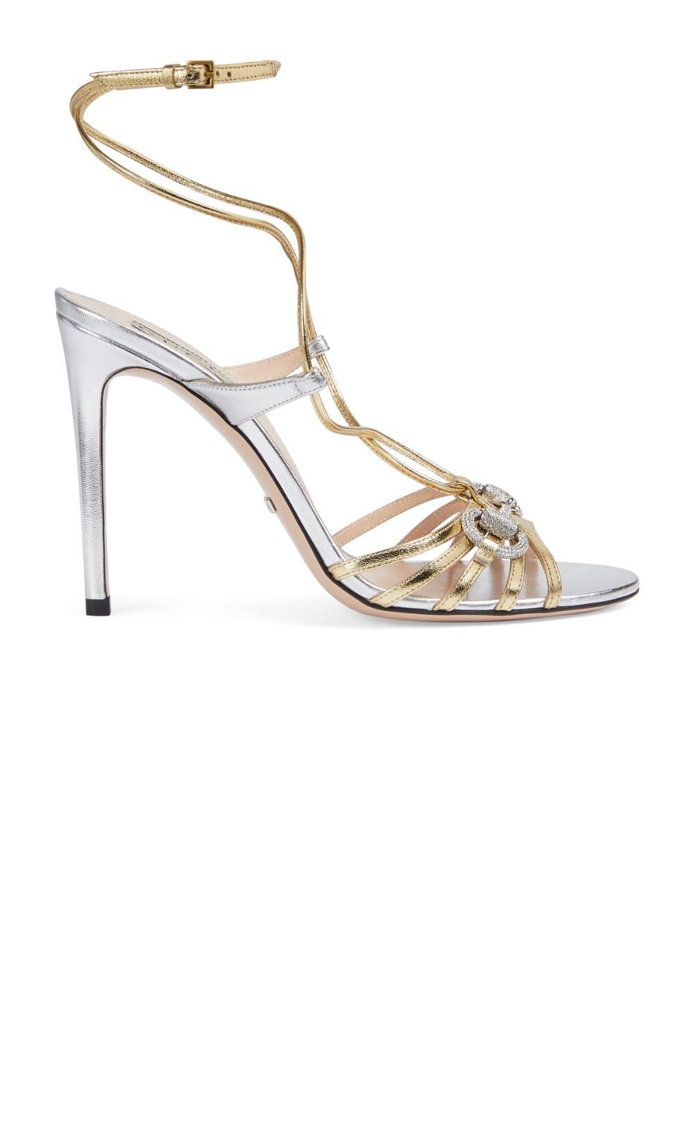 구찌 메탈릭 샌들 771596