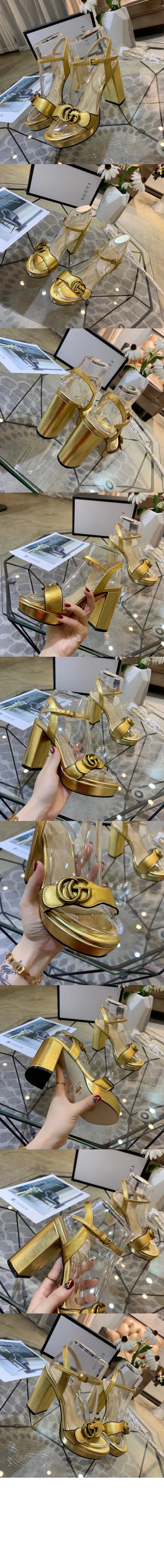 구찌 홀스빗 미드힐 샌들 453378