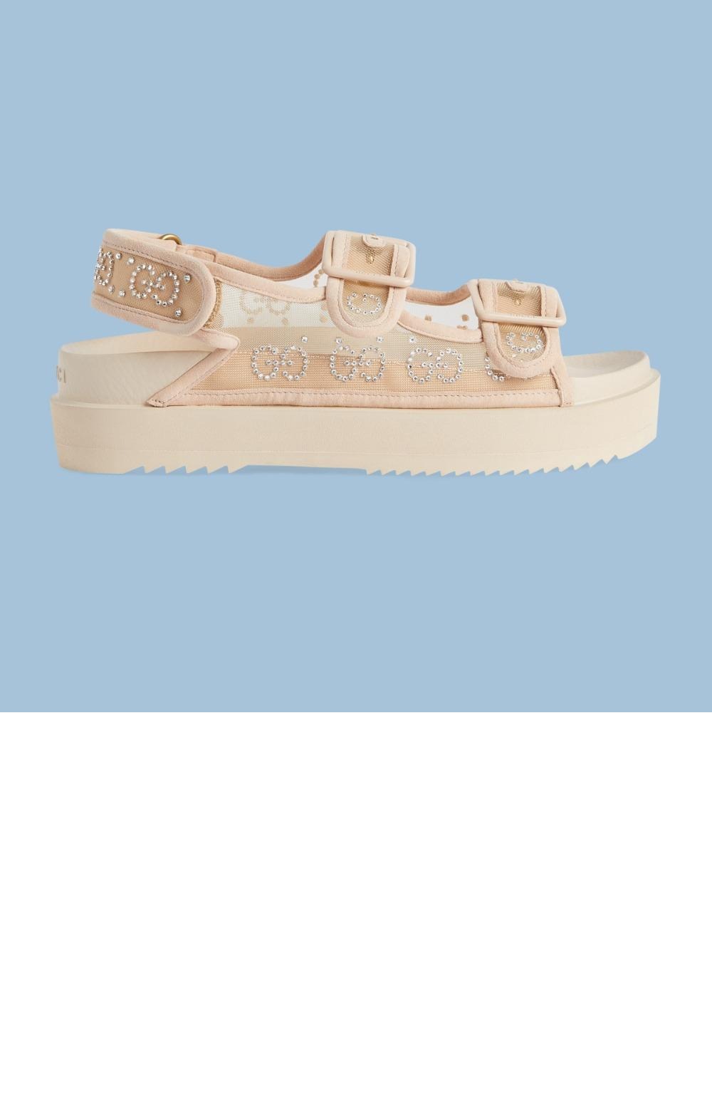 구찌 크리스탈 GG 샌들 693404