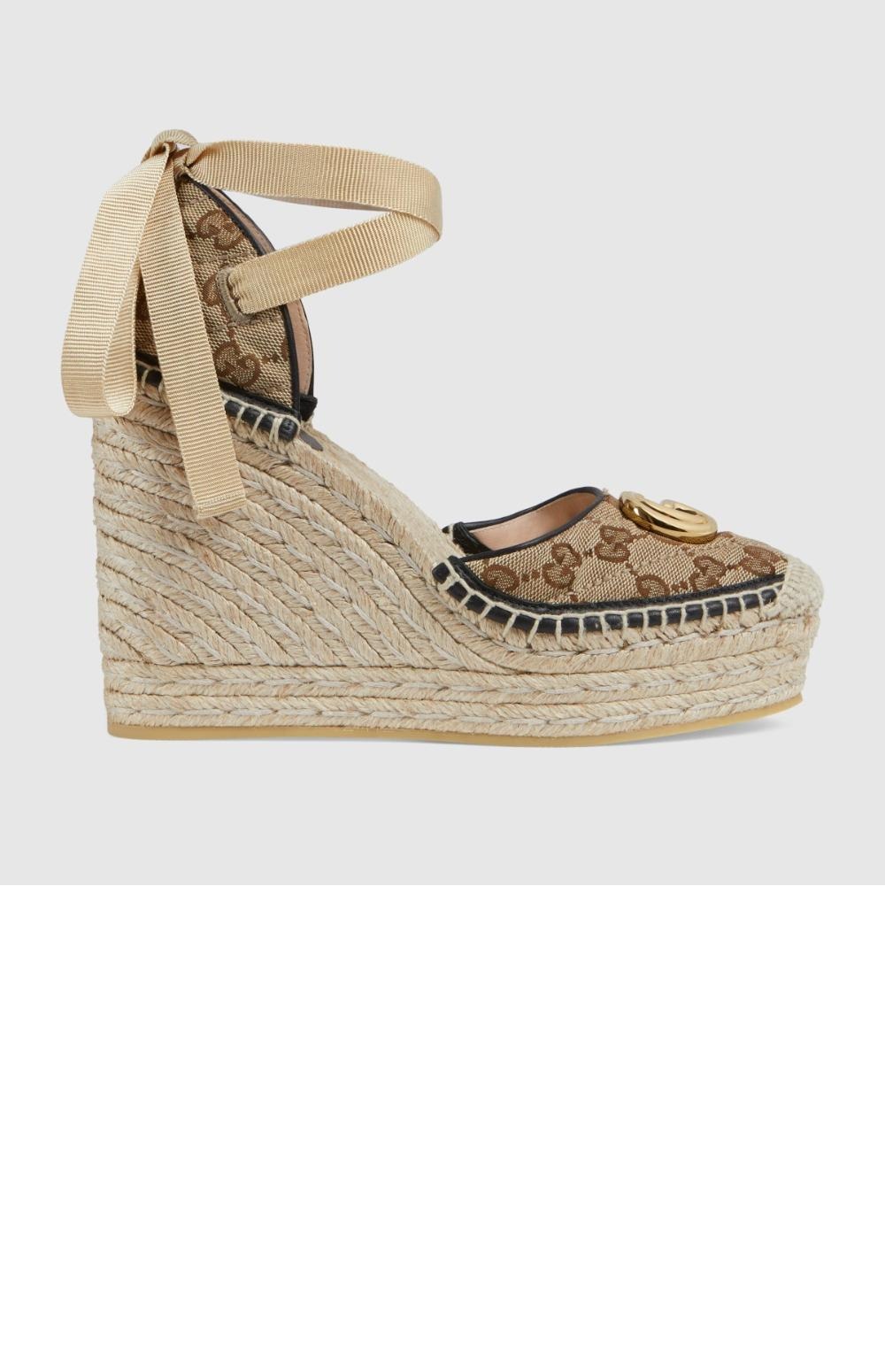 구찌 에스파듀 웨지 샌들 621240