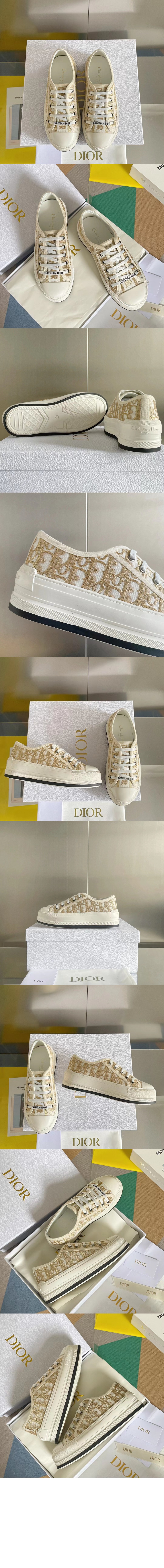 디올 워크앤디올 플랫폼 스니커즈 KCK38