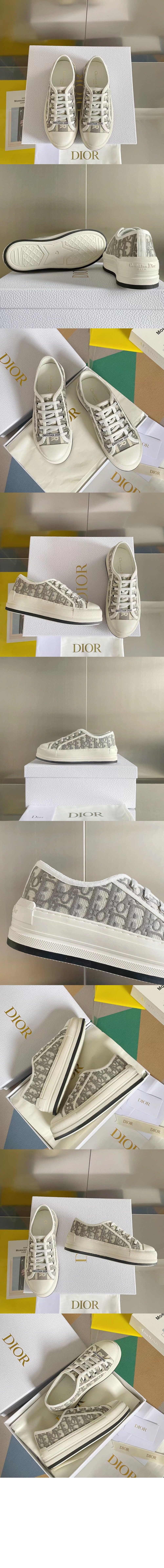 디올 워크앤디올 플랫폼 스니커즈 KCK38