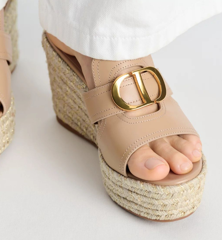 디올 웨지 힐 뮬 컴펜세 KCO063CFY_S24T