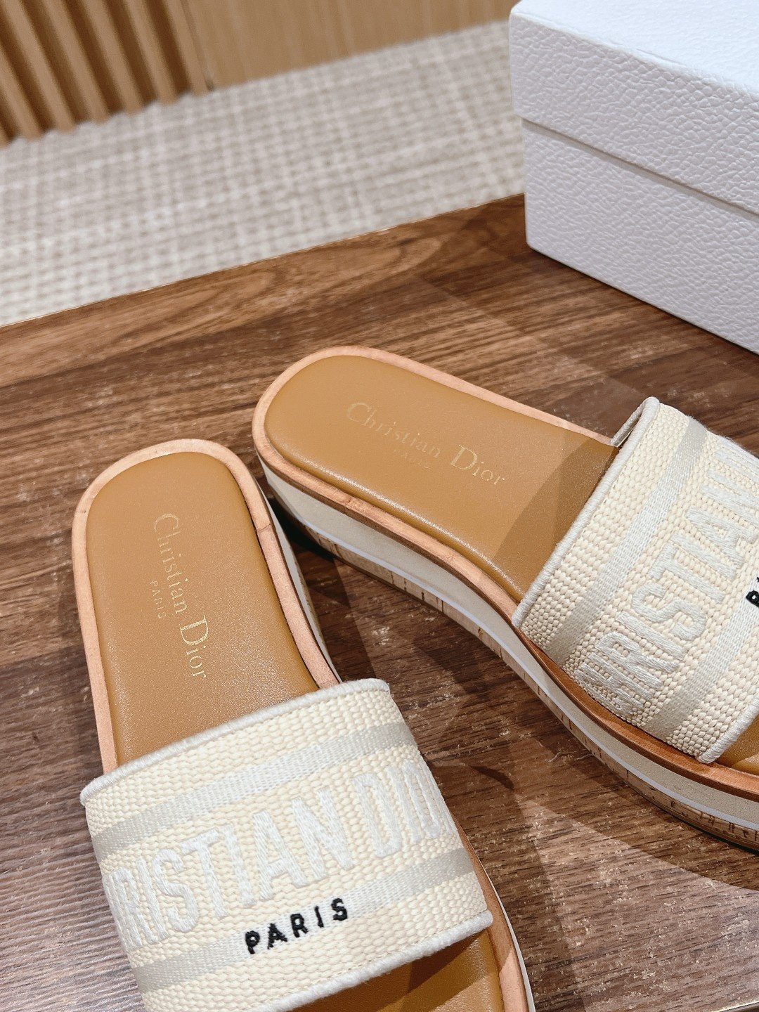 디올 Dway 디웨이 플랫폼 뮬 궆 4.5CM