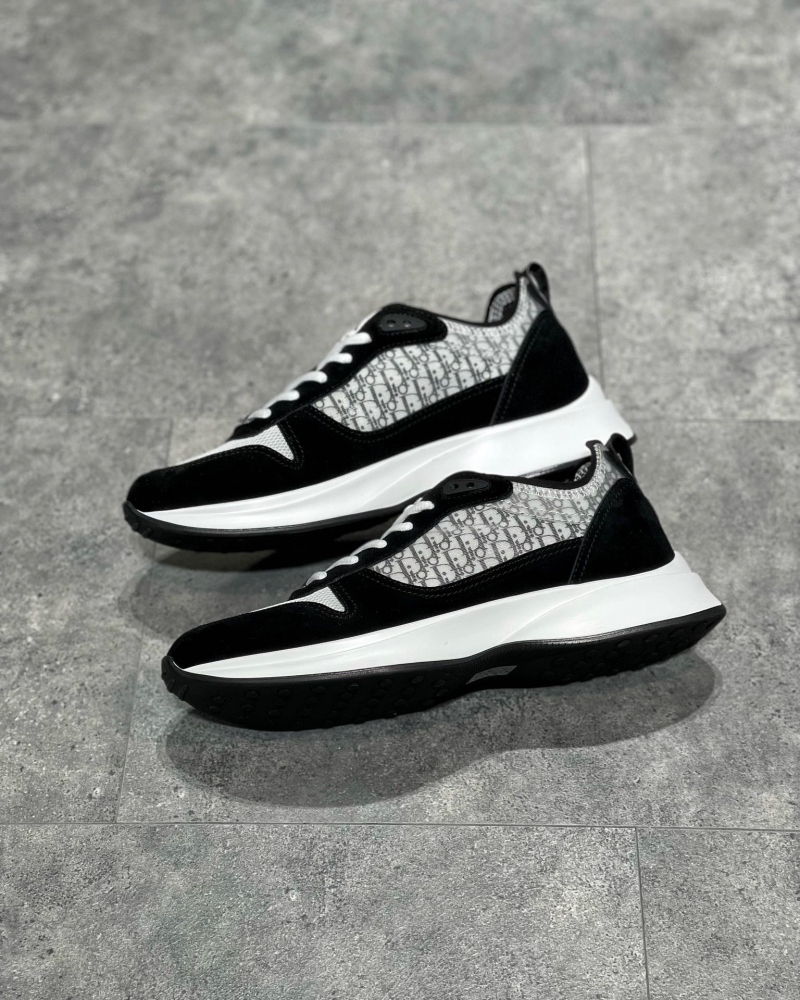 디올 B25 러너 스니커즈 - 블랙