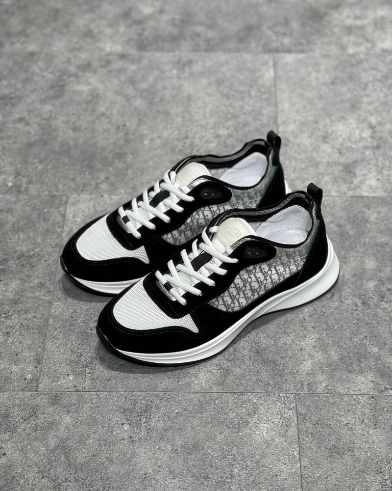 디올 B25 러너 스니커즈 - 블랙