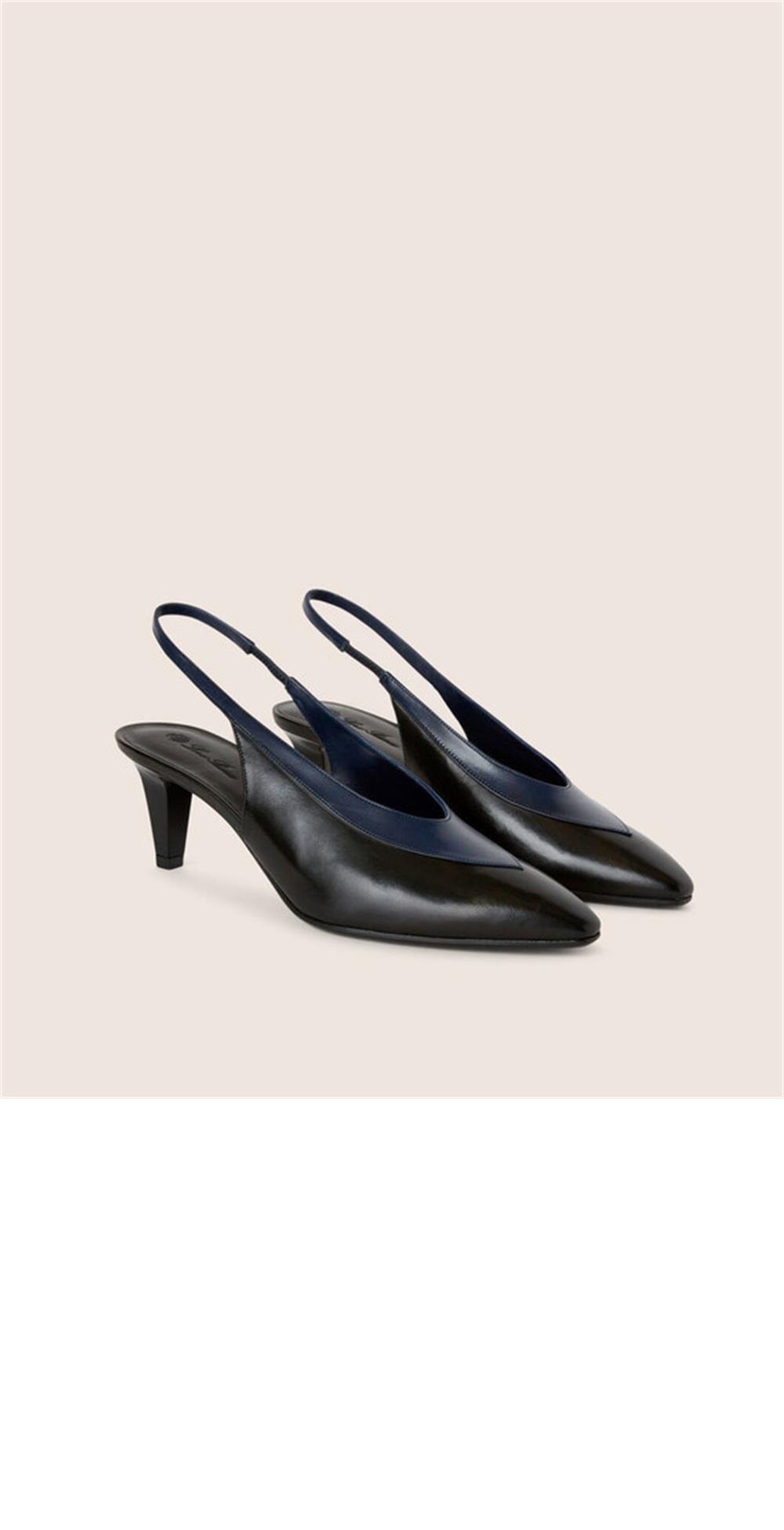 로로피아나 레베카 송아지 가죽 슬링백 샌들 FAO3242