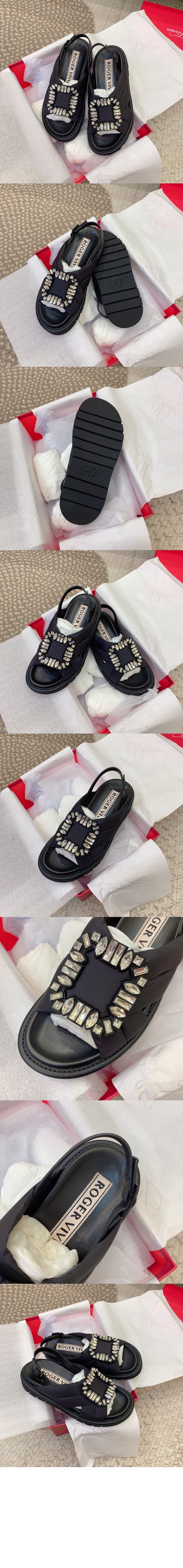 로저비비에 버클 샌들 6543