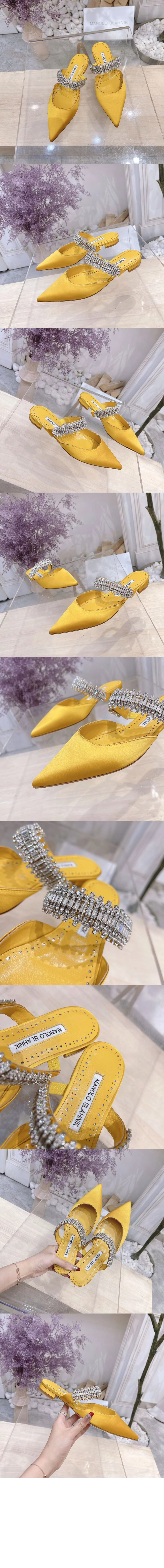 마놀로블라닉 큐빅 뮬러 슈즈