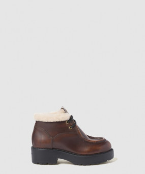 미우미우 퓌메 가죽 부티 5T965D