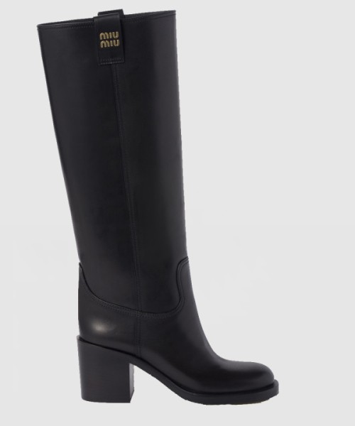 미우미우 가죽 부츠 5W967D