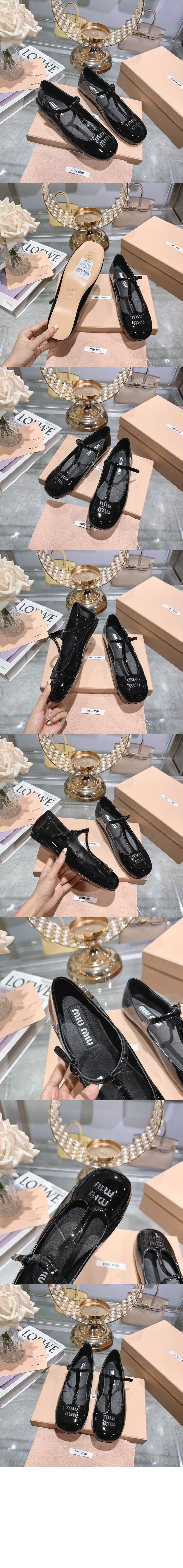 미우미우 플랫슈즈 5F136E