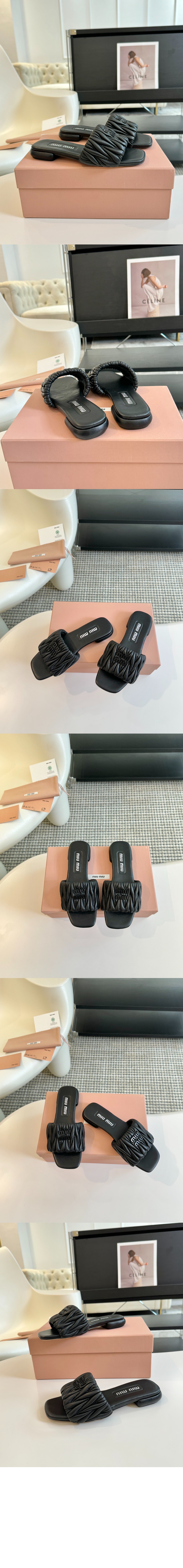 미우미우 슬리퍼 5XX605