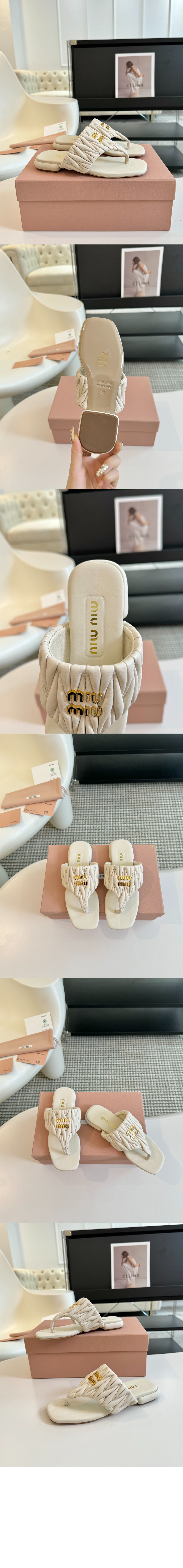 미우미우 슬리퍼 5Y130E