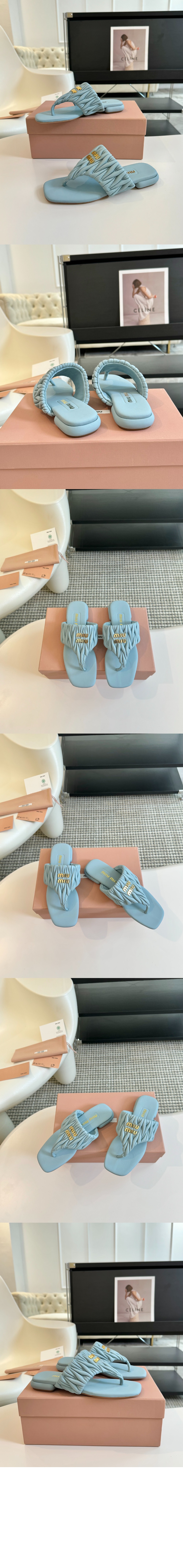 미우미우 슬리퍼 5Y130E