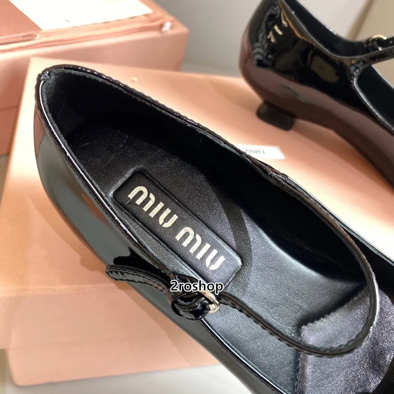 미우미우 리본 펌프스 하이힐 2.5CM