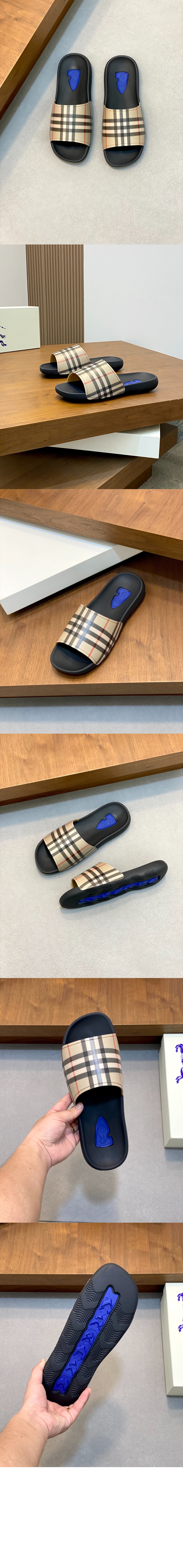 버버리 체크 슬라이드 81132621