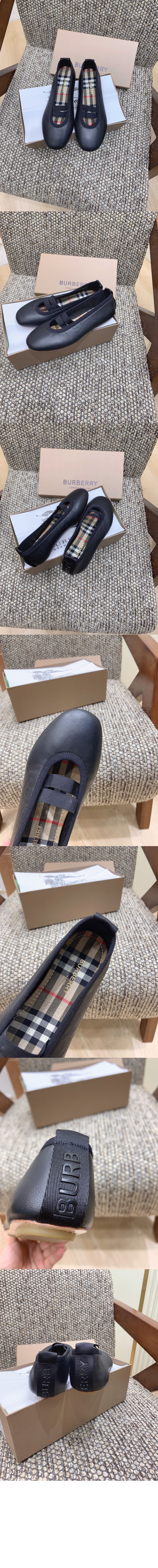 버버리 그레이스 발레리나 플랫 80372731