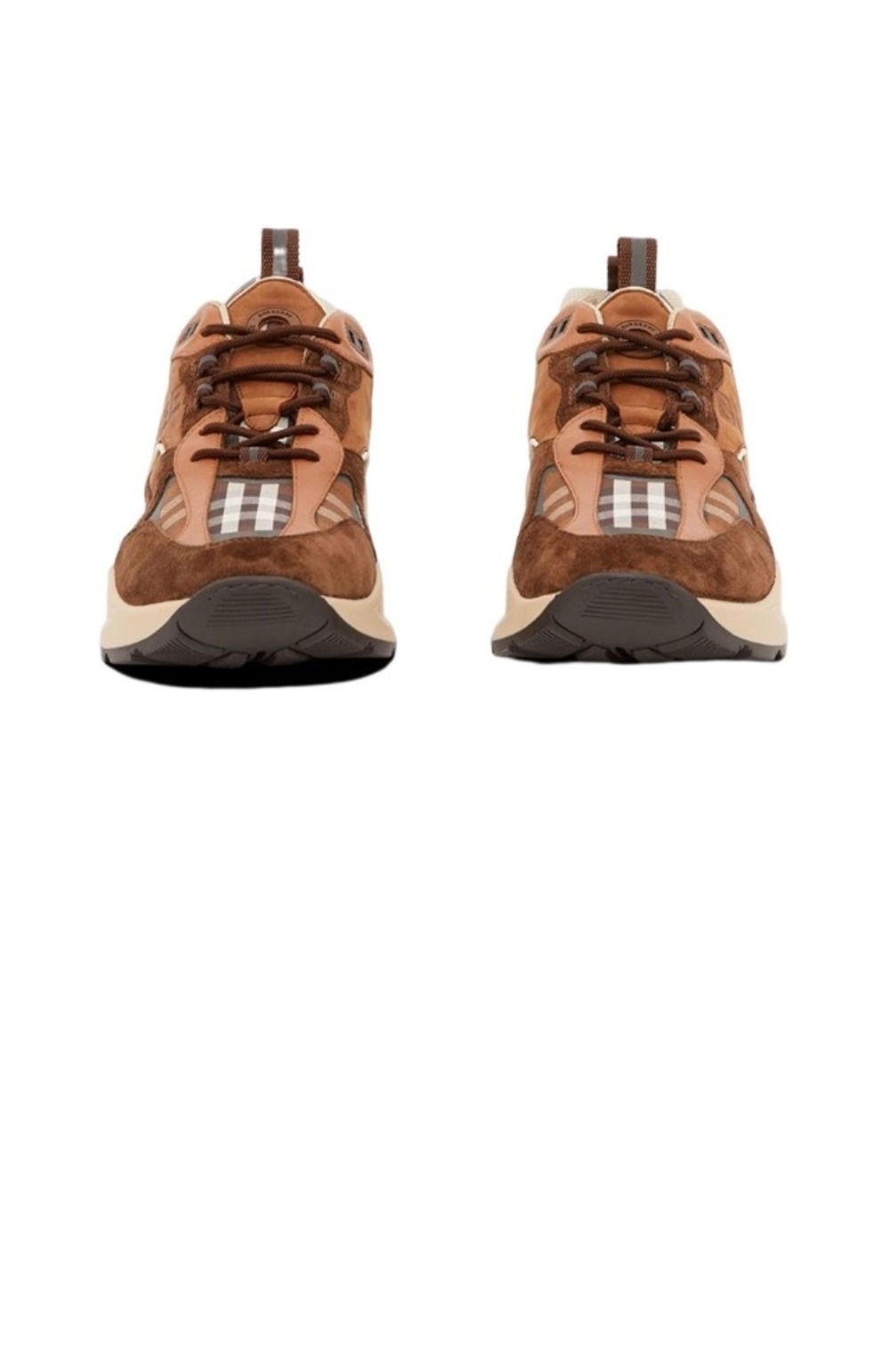 버버리 체크 스웨이드 스니커즈 80592561