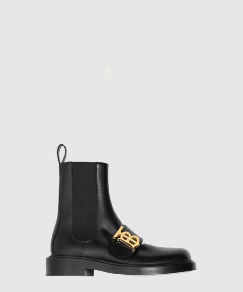 버버리 부츠 Burberry Monogram Motif Leather Chelsea Boots 80581881