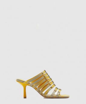 버버리 체크 코튼 스텝 샌들 80774701