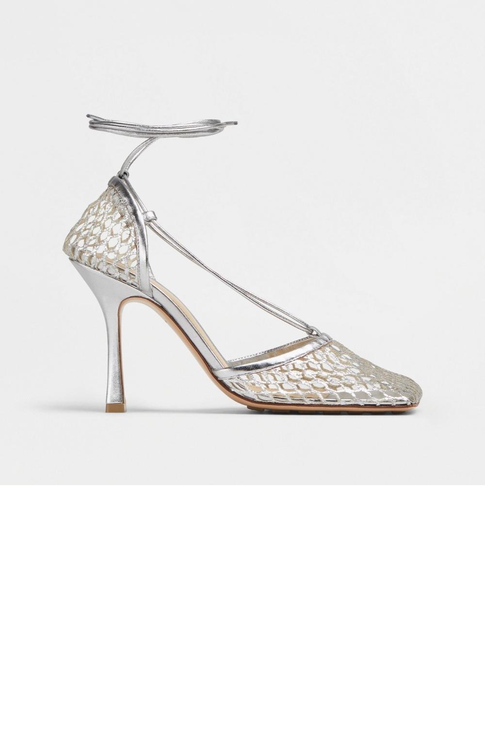 보테가베네타 스트레치 레이스업 샌들 764422