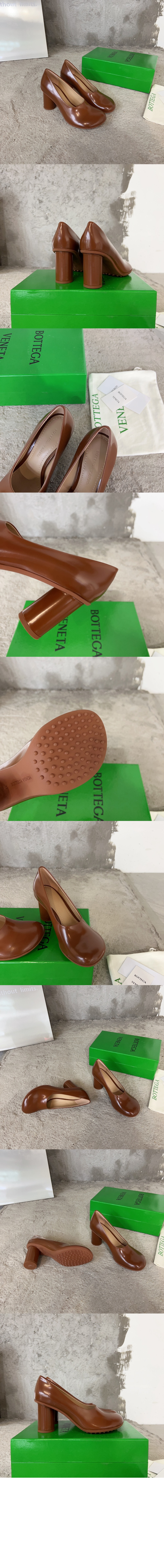 보테가베네타 레더 펌프스 740737