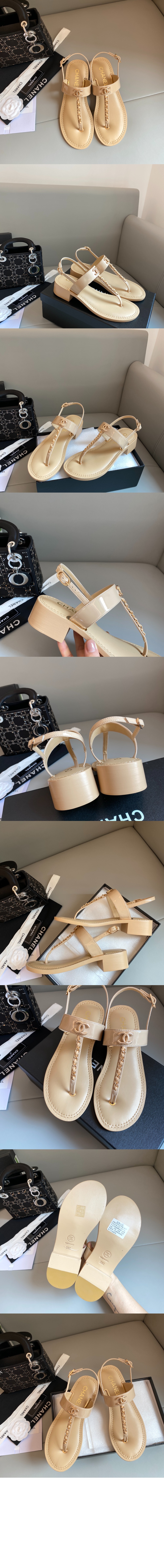 샤넬 샌들 G38200