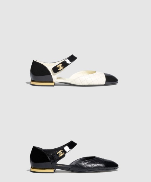 샤넬 메리제인 플랫슈즈 G38441