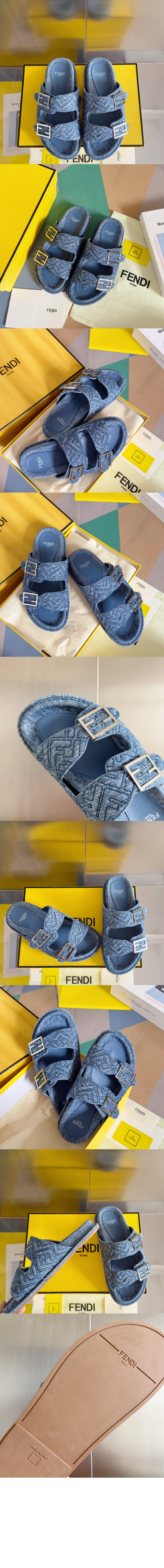 펜디 필 샌들 8X8326
