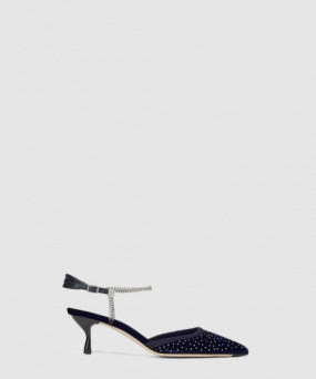 펜디 벨벳 미들 힐 8J8488