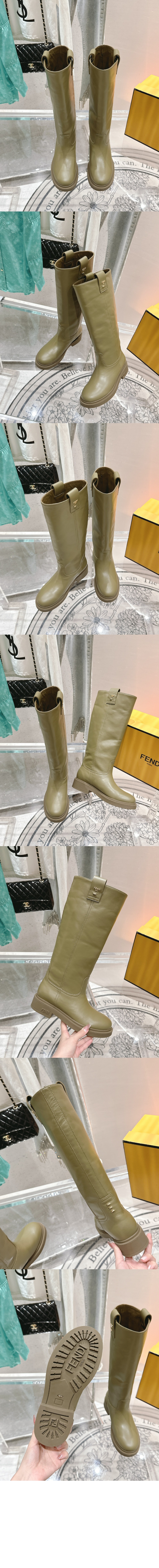 펜디 가죽 부츠 8W8574