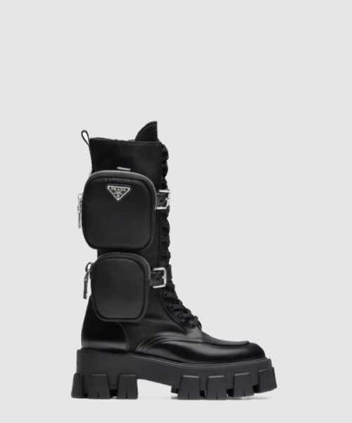 프라다 브러시드 로이스 부츠 1W257M