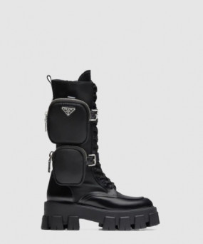 프라다 브러시드 로이스 부츠 1W257M