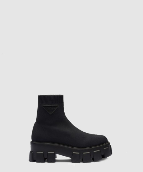 프라다 모놀리스 니트 부츠 1T115N