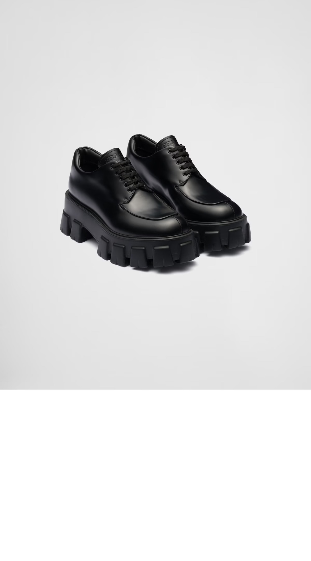 프라다 모놀리스 브러시드 로퍼 1E708L