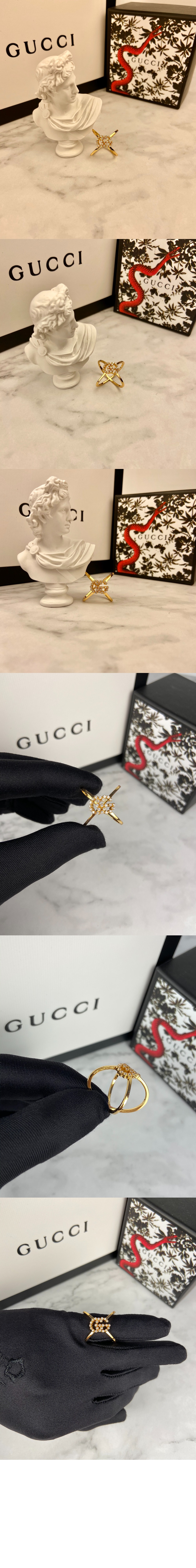 구찌 GG 러닝 X 반지 582548