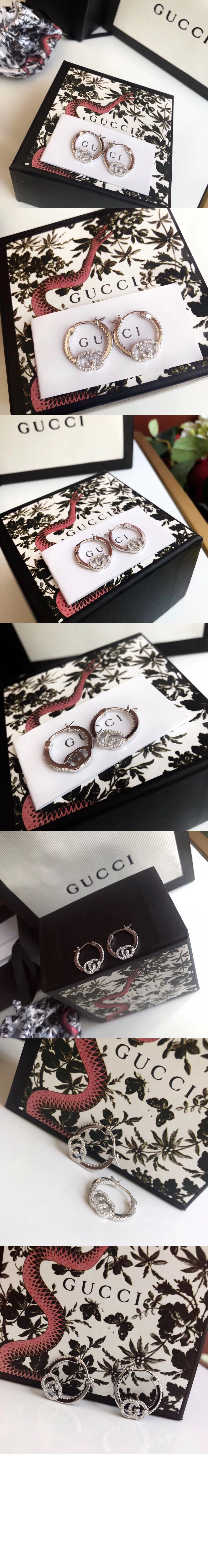 구찌 GG Running 다이아몬드 귀걸이 581982