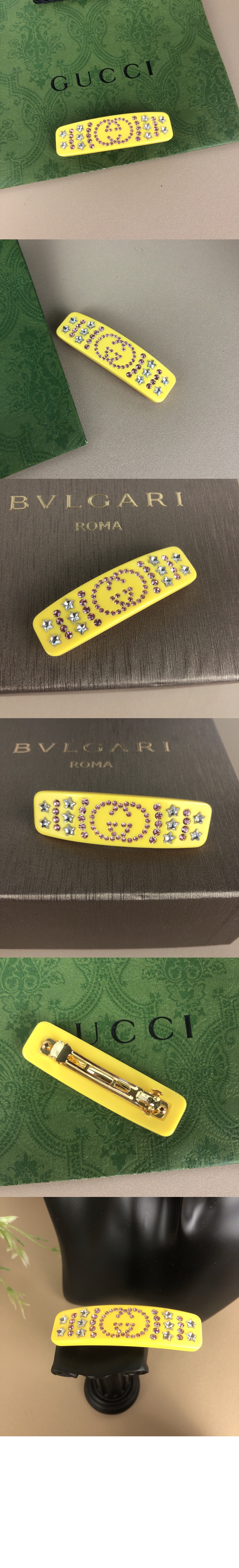 구찌 크리스탈 머리핀 527181