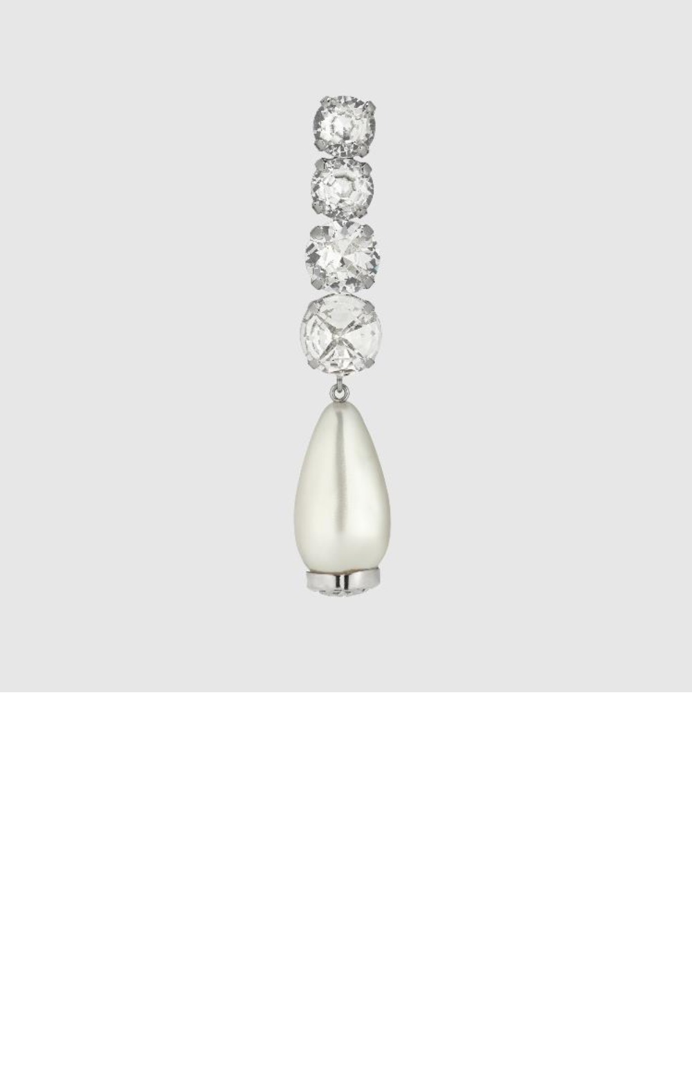 구찌 크리스탈 팬던트 귀걸이 766701