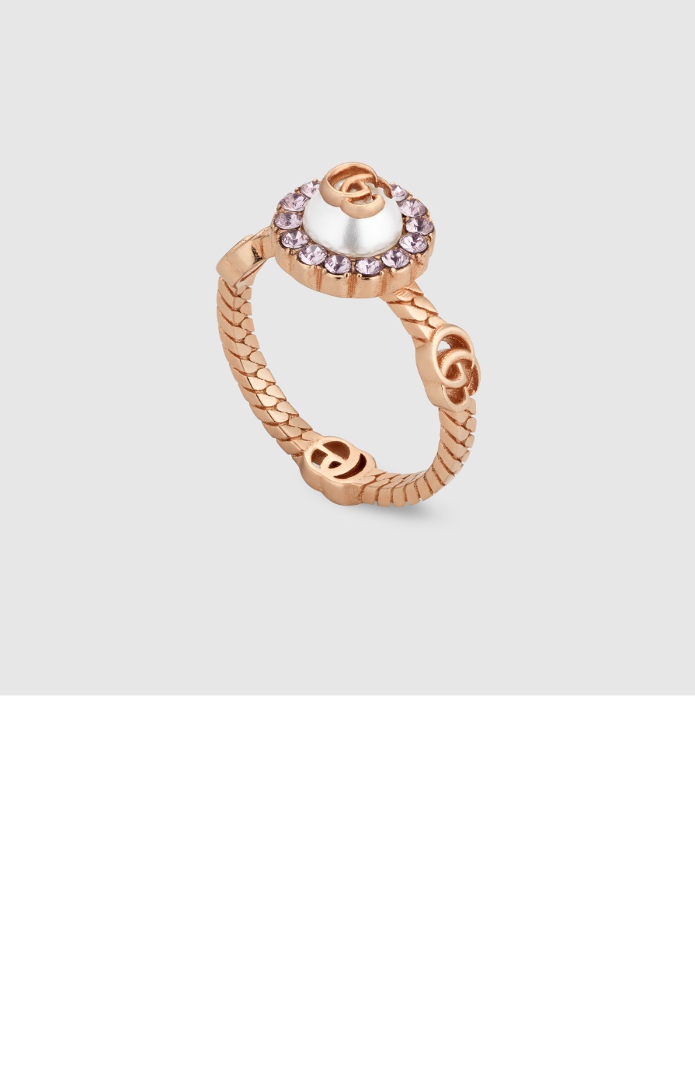 구찌 더블 G 플라워 반지 702585