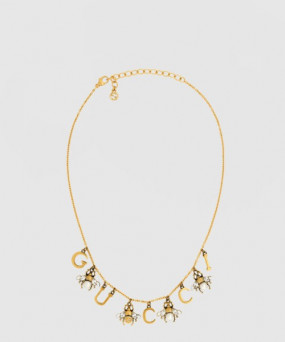 구찌 진주 장식 목걸이 691403