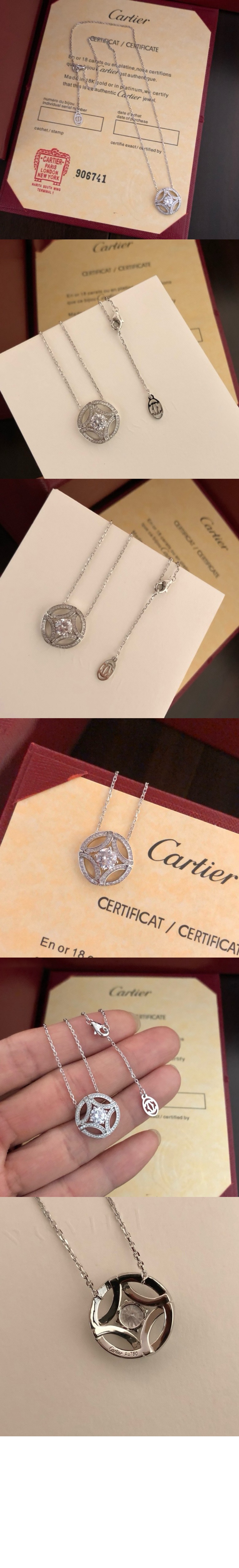 까르띠에 트리니티 루반 목걸이 N7424173