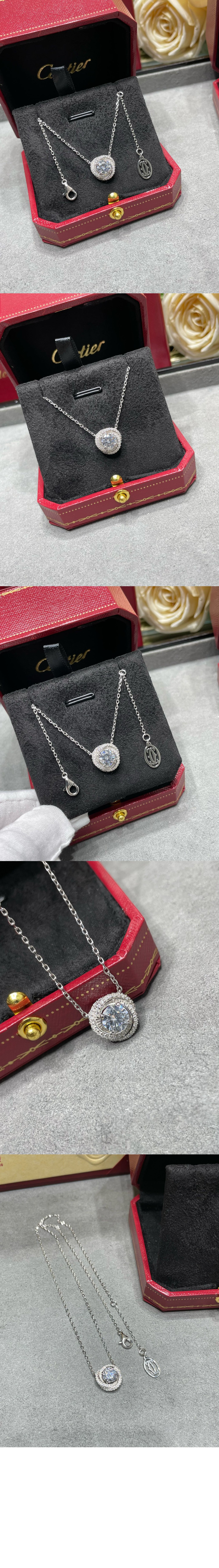 까르띠에 트리니티 루반 목걸이 N7424132
