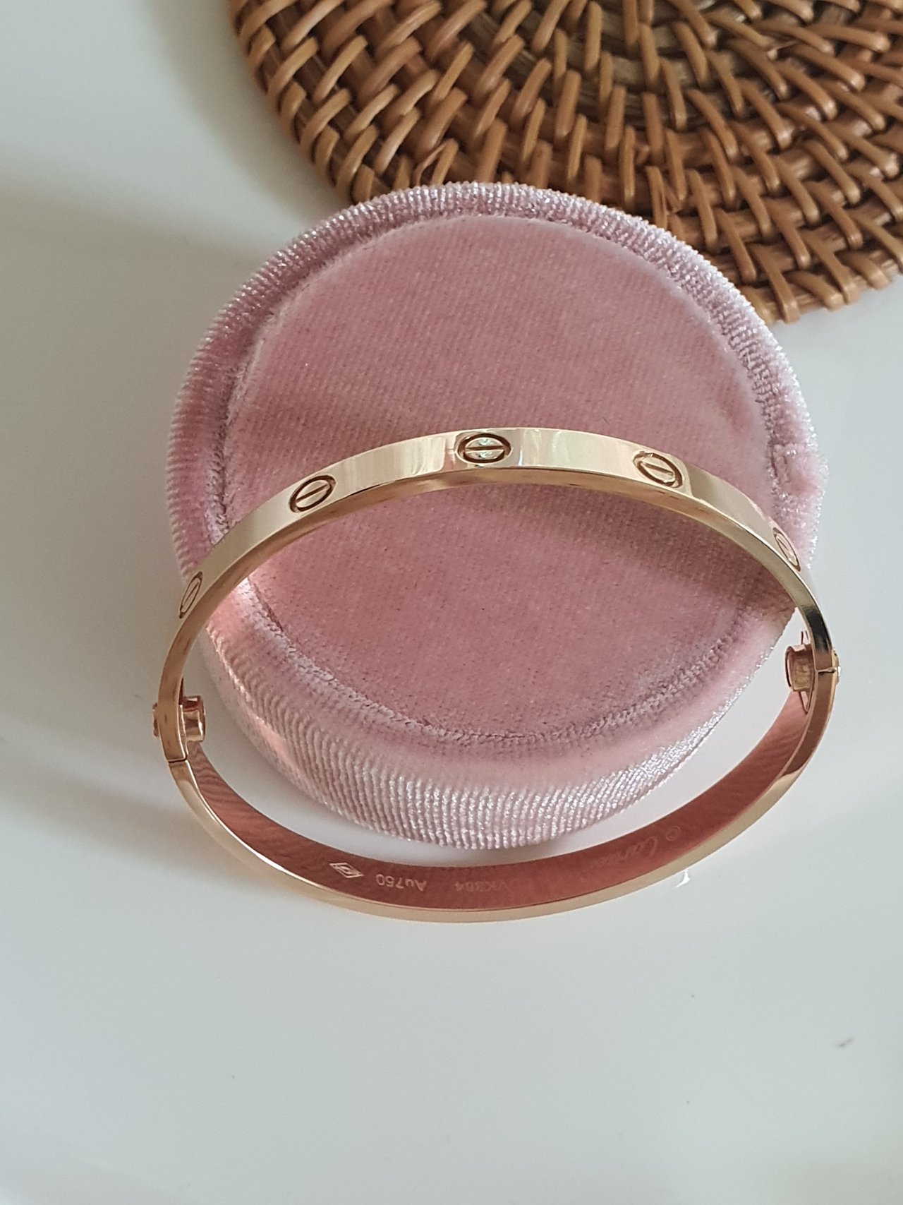 까르띠에 팔찌 로즈골드