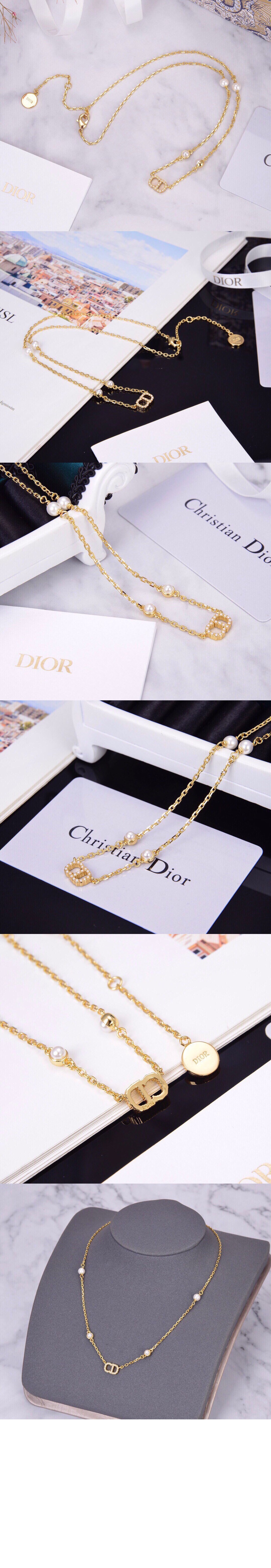 디올 Clair D Lune 목걸이 N1033